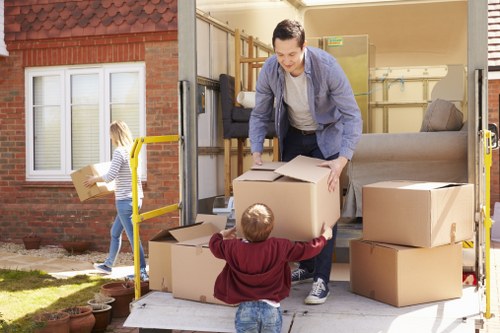 Local furniture removals service handling household items in Stratford