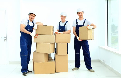 Local van loading in Stratford for a house or flat move