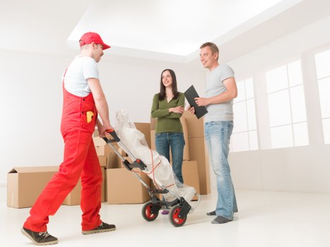 Completed move with safely transported items and organized vehicle