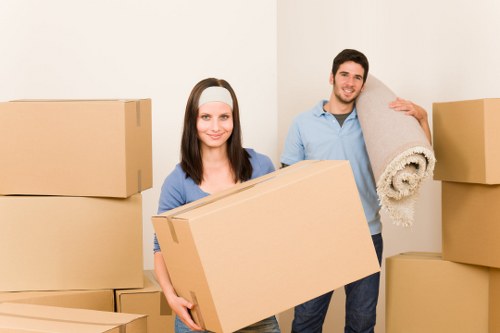 Professional Stratford moving team preparing for a safe and organized move
